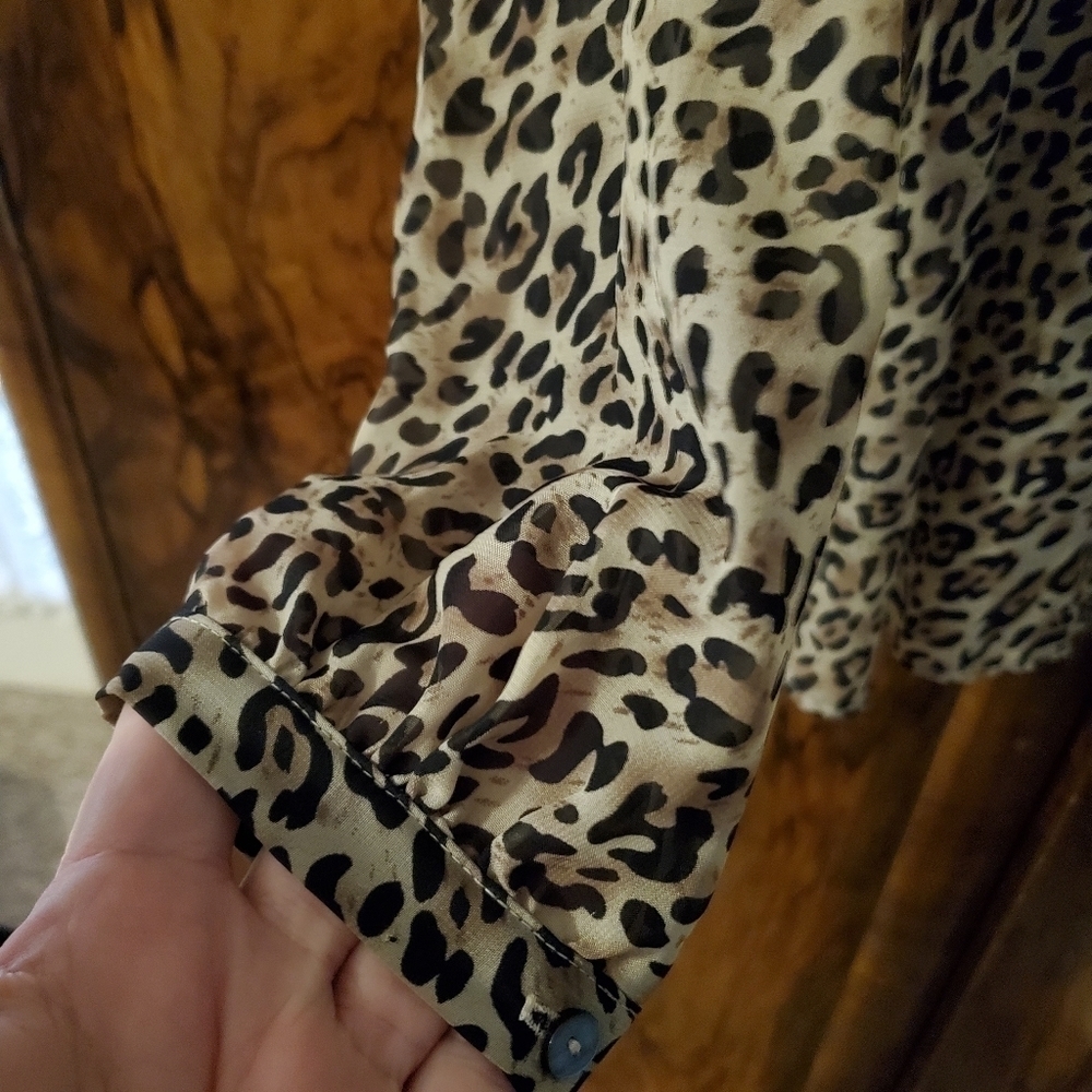 Freebird leopard print blouse - Picture 4 of 5
